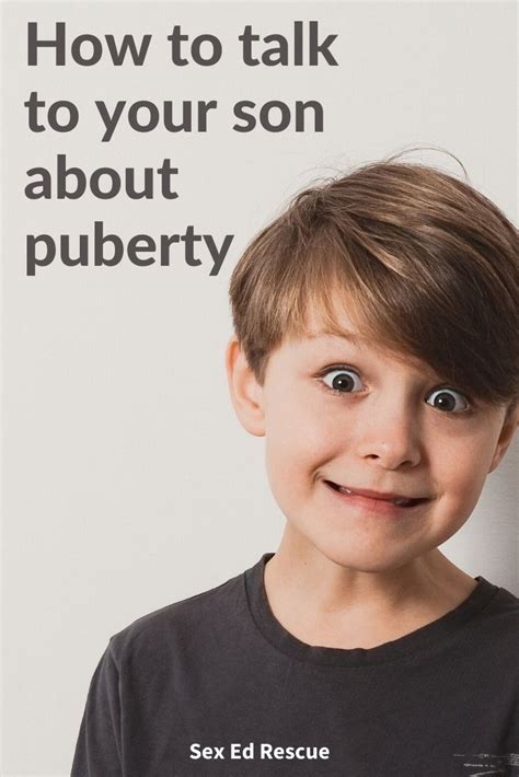 How To Start Talking To Your Son About Puberty In Puberty
