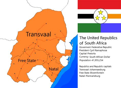 The United Republics Of South Africa2020 Rimaginarymaps