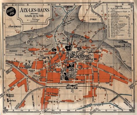 Map of Aix-Le-Bains - Jazz Age Club