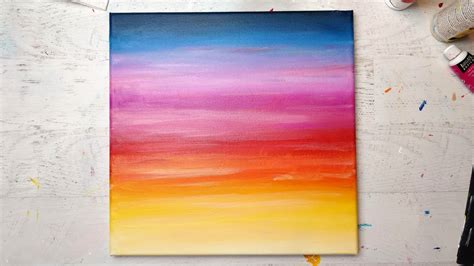 Simple Painting Ideas Easy Sunset Easy Steps To Paint A Sunset Sky