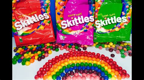 Building A Skittles Candy Rainbow Youtube