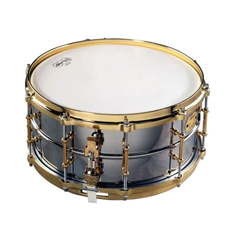 Ludwig Chrome Plated Brass Snare Drum Lb402bbtwm 14x6