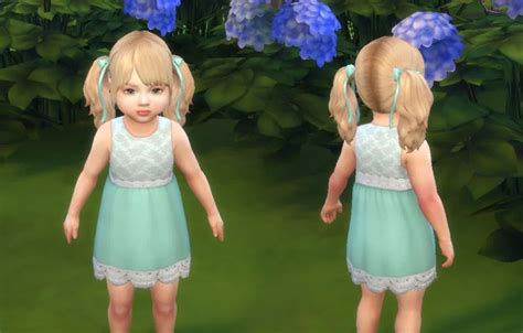 Gclothesra Flower Girl Dresses Dresses Sims 4 Toddler