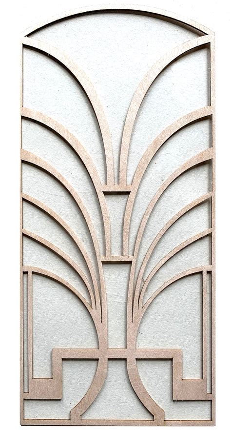Deco Dreams Art Deco Wood Panel Wooden Inlay Panel In Art Deco