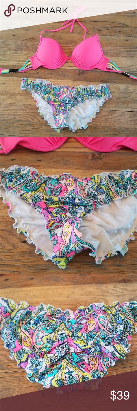 Victorias Secret Bikini Swim 34b Rhinestone Victorias Secret Bikini