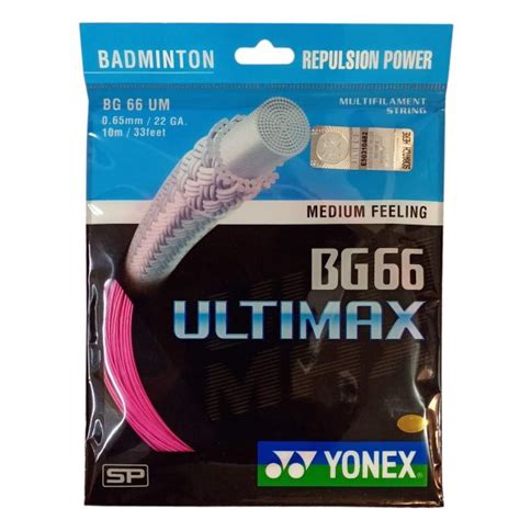 Yonex Bg 66 Ultimax Badminton String Assorted Color Sports Wing