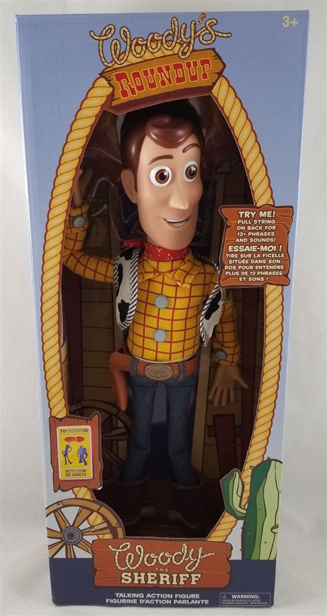Disney Store Toy Story Interactive Talking Woody Pull String Doll