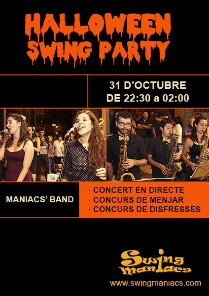 Events Halloswing Halloween Swing Party With The Maniacs Band And