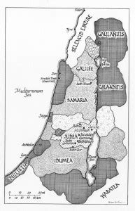 Map Of Ancient Judea And Samaria Susan Leviton Arts