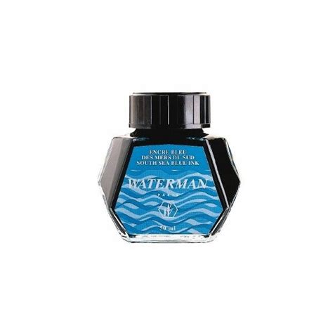 S0110810 Waterman Ink Bottle South Sea Blue Liked On Polyvore