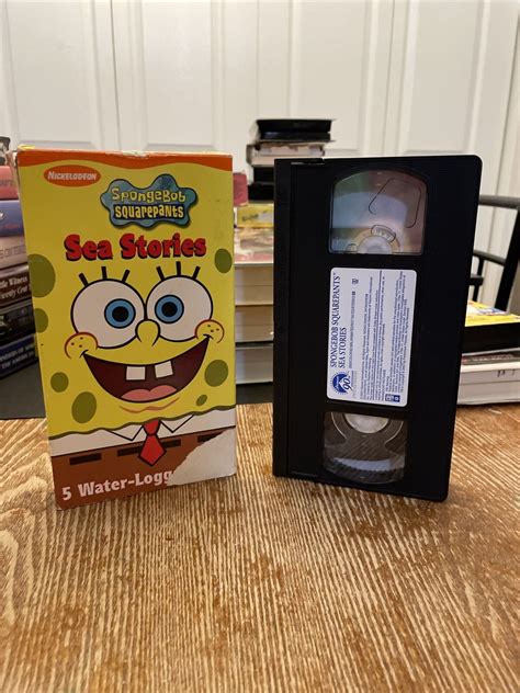 Spongebob Squarepants Sea Stories 2002 Vhs Nickelodeon Rare Oop Tested