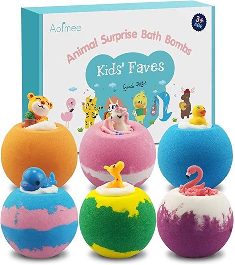 Aofmee bath bombs gift set, 14pcs fizzies spa kit perfect for moisturizing skin Amazon.com: Aofmee Bath Bombs for Kids, Handmade Natural ...