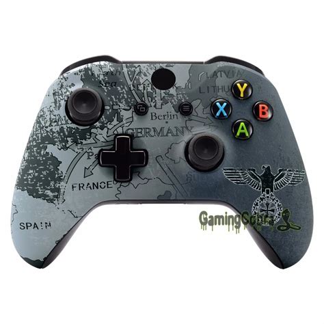 Wwii Eagle Patterned Soft Touch Front Housing Shell Cover For Xbox One