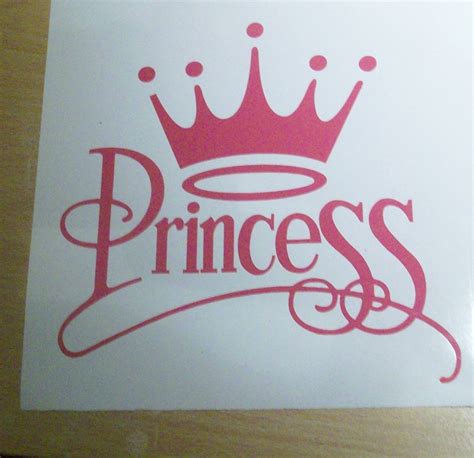 Crown Princess Girly Fun Car Wall Decal Vinyl Sticker Ebay