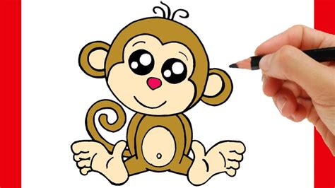 How To Draw A Monkey Easy Step By Step Drawing Monkey Youtube