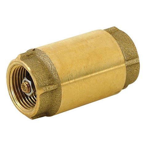 Ez Flo 34 In Brass In Line Check Valve 20403lf The Home Depot