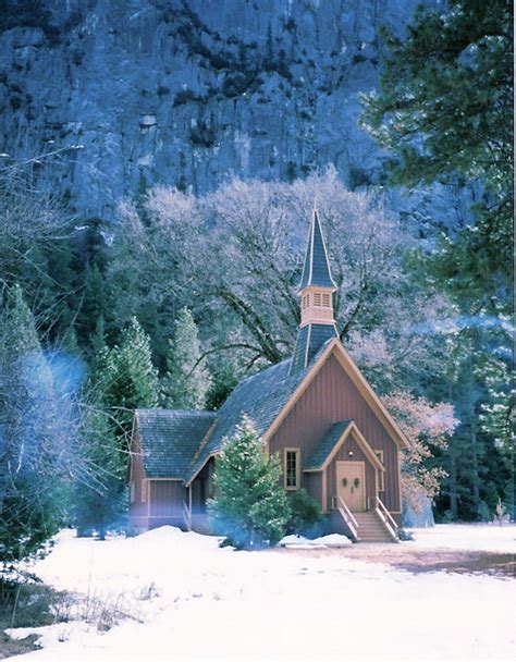 Church In The Snow Church At Yosemite National Park I Vis Flickr