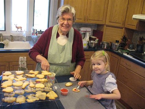 Baking With Grandma Cooking Kitchen Cooking Together Holiday Baking