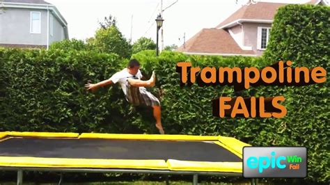 Epic Winfail Hd Compilation Best Trampoline Fails Youtube