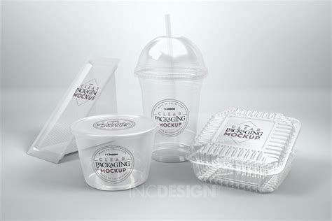 Download IN.C DESIGN STUDIO - FREE Clear Packaging Fast Food Mockup ...