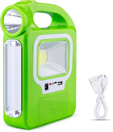 3 In 1 Solar Usb Rechargeable Brightest Cob Led Camping Lantern