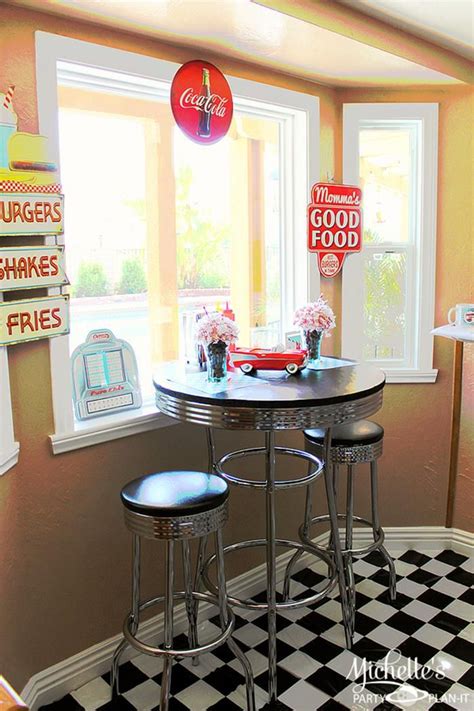 Whether you're planning a complete retro makeover or just want to add color, our vintage style kitchen accessories are the way to go. Retro 1950's Dad's Diner Father's Day Party Planning Ideas ...