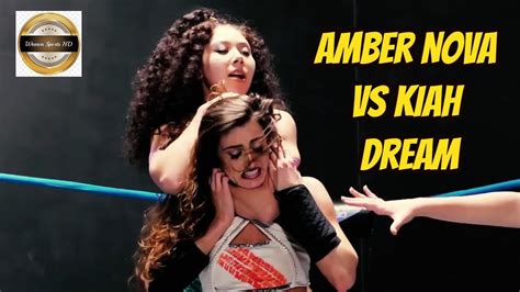 Women S Wrestling Amber Nova Vs Kiah Dream K HD YouTube