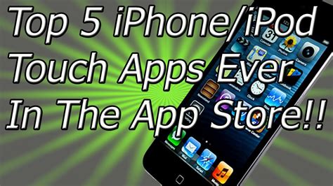 Sometimes your iphone just isn't big enough to enjoy the best of ios gaming. Top 5 iPhone/iPod Touch Apps Ever In The App Store - YouTube