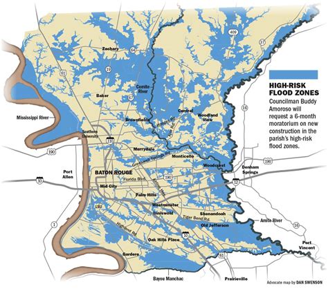 Map of baton rouge area hotels: 27 Flooding In Baton Rouge Map - Maps Database Source