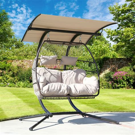 One of the biggest advantages of getting a flat base update: X-Large Swing Egg Chair Outdoor Wicker Hanging Porch ...