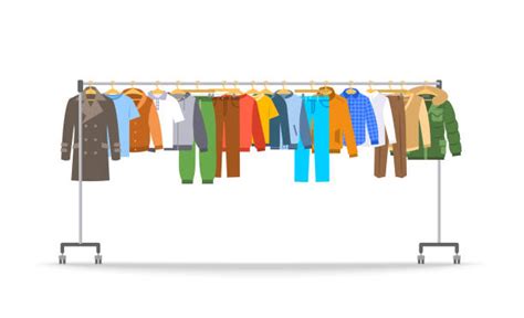 Clothes Rack Illustrations Royalty Free Vector Graphics And Clip Art