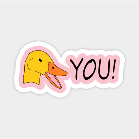 Duck You Duck Magnet Teepublic