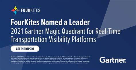 2021 Gartner Magic Quadrant For Real Time Transportation Visibility