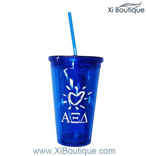 Xi Boutique Ts Heart Sunshine Blue Tumbler And Straw Drinkware
