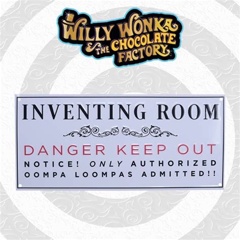 Willy Wonka Metal Sign Metal Sign Free Shipping Over £20 Hmv Store