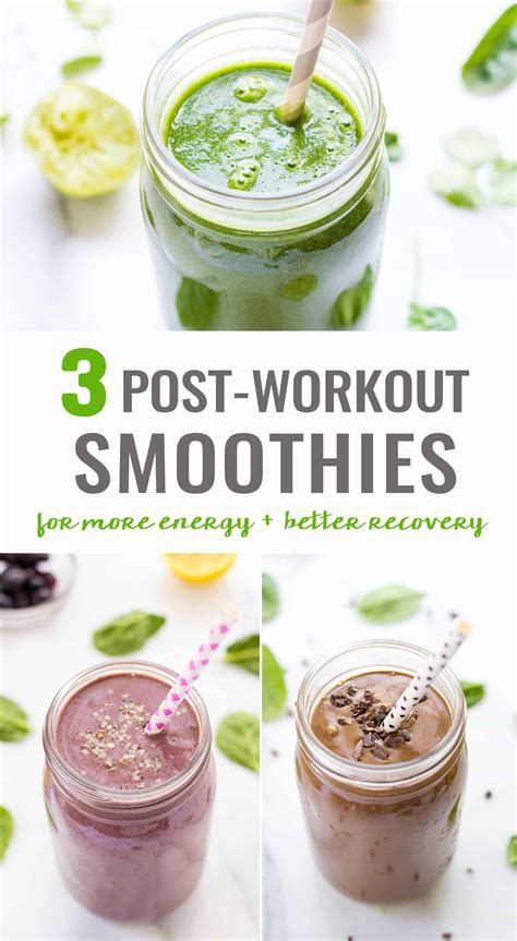 3 Post Workout Smoothies Simply Quinoa