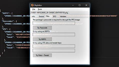 Pkgeditor For Ps4 Updated By Maxton With Ekpfs Xts Key Support