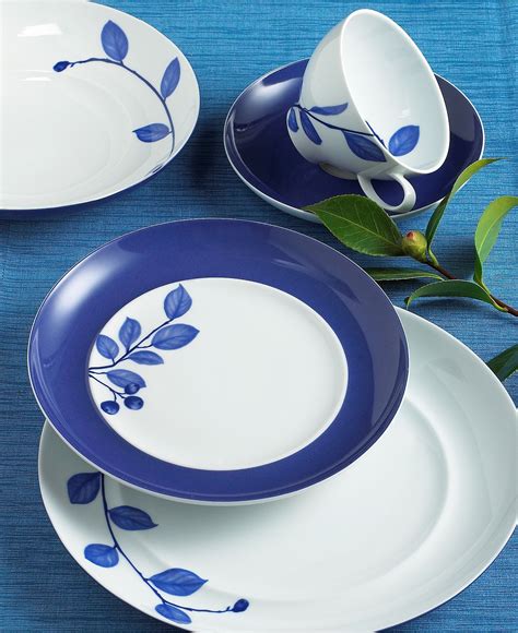 Mikasa Casual Dinnerware Sets And Fluted Blue 16 Piece Dinnerware Set Sc