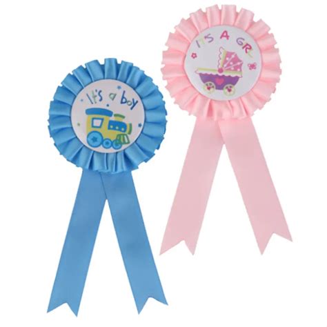 Its A Girlboy Mom To Be Baby Shower Award Ribbon Badge Baby Shower