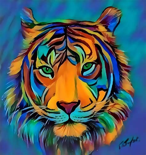 Tiger 3 Painting By Ralph Taylor