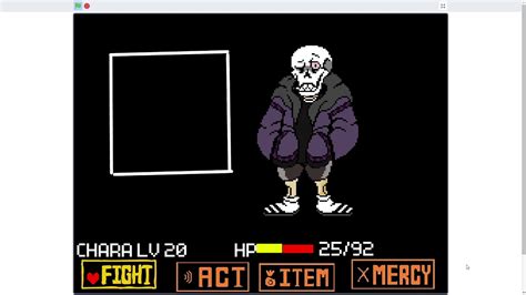 Swapfell Papyrus Fight Undertale Fan Game On Scratch Intro Youtube