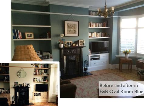 Farrow&Ball Oval Room Blue | Oval room blue, Living room decor colors