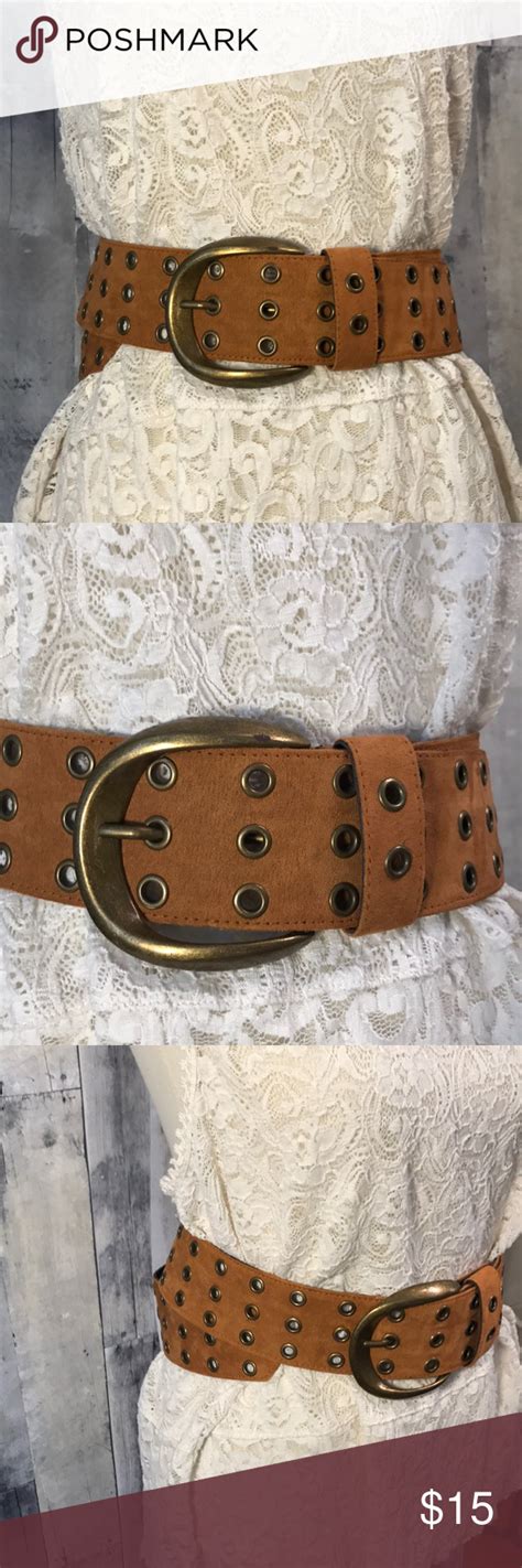 Faux Leather Chunky Belt Faux Leather Leather Belt