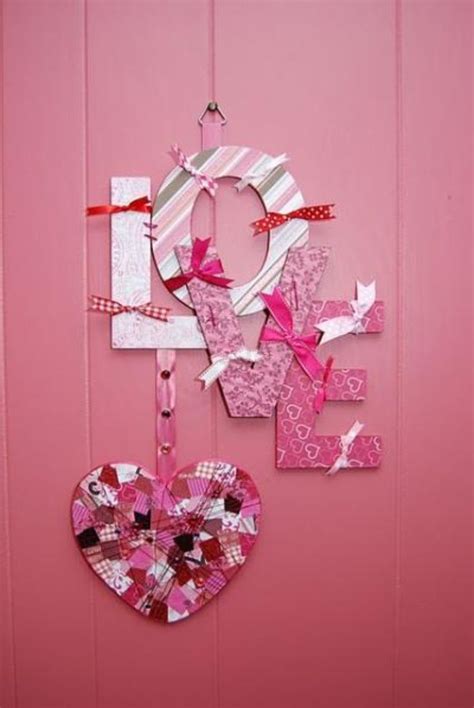 Love Valentines Day Wall Decor Valentine Day Crafts Valentine Crafts