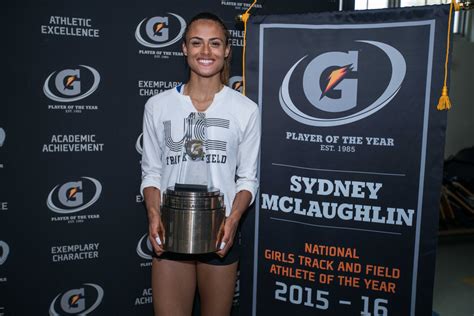 Gatorade Female Athlete Of The Year Sydney Mclaughlin Has Rare Talents