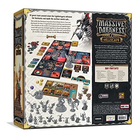 Massive Darkness 2 Hellscape Board Game Tabletop Miniatures Game