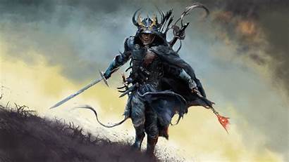 Warrior Armor Fantasy Sword Artwork Samurai Wallpapers