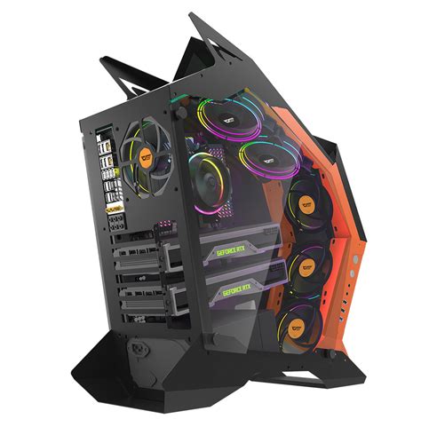 China Hot Sales Tempered Cool Modern Special Desktop Pc Gaming Computer