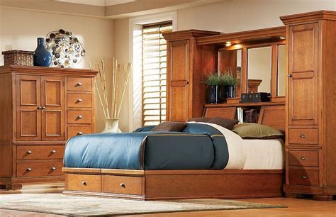 Bedroom design ideas should support that feeling and assist create an environment which is calm, soothing and takes us away from the actual strains of the every day life. Bedroom Furniture, Sonoma Valley King Wall Bed with ...