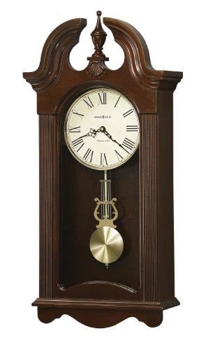 Howard Miller Malia Wall Clock With Westminster Chime Cherry Finish
